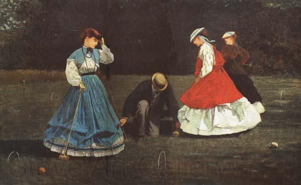 Winslow Homer The Croquet Game (mk44)